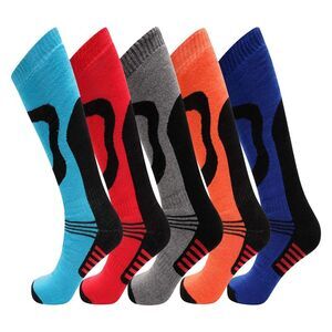Soxy Mens Thermal Ski Socks (Pack of 5) / Multicolored